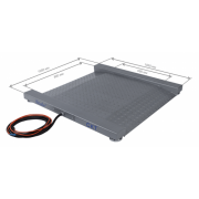 Весы платформенные низкопрофильные СКЕЙЛ СКТ с индикатором СКИ-12 (1000х1000х90)