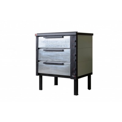 Печь хлебопекарная электрическая ХПЭ-500(34) оцинк (1274х1030x1604мм, 3 камеры, 19,2 кВт, 380В) в обрешетке Печь хлебопекарная электрическая ХПЭ-500(34) оцинк (1274х1030x1604мм, 3 камеры, 19,2 кВт, 380В) в обрешетке