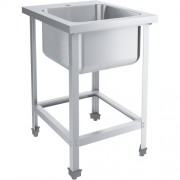 Ванна моечная цельнотянутая ПищТех СТАНДАРТ ВМОц1-400СНК