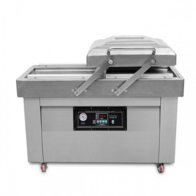 Машина напольная двухкамерная вакуум-упаковочная DZ-500/2SB (1370х770х1040 мм, 220 В; 1,5 кВт, нерж) Машина напольная двухкамерная вакуум-упаковочная DZ-500/2SB (1370х770х1040 мм, 220 В; 1,5 кВт, нерж)