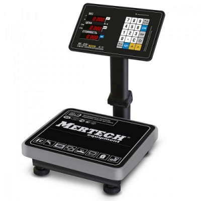 Весы напольные товарные M-ER 333 ACPU-60.20 с расч. стоимости (300х350) LED Весы напольные товарные M-ER 333 ACPU-60.20 с расч. стоимости (300х350) LED