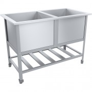 Ванна моечная ПищТех СТАНДАРТ ЦК ВМО2-430СЦК-Р