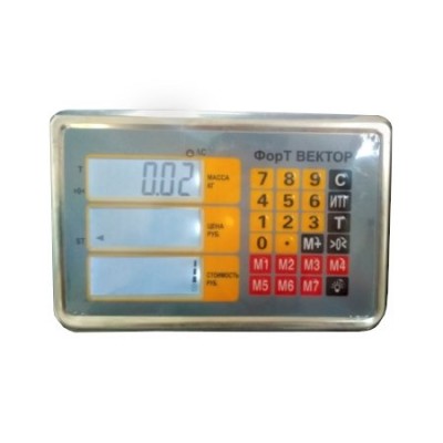 Bесы напольные товарные ФорТ-П 836 Вектор (300/50; 450х600) Bесы напольные товарные ФорТ-П 836 Вектор (300/50; 450х600)