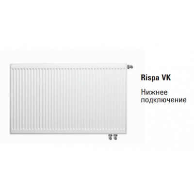 Стальной радиатор Rispa 1,2mm ниж прав.подкл 22/500/1200 с вставк М-30 Турция Стальной радиатор Rispa 1,2mm ниж прав.подкл 22/500/1200 с вставк М-30 Турция