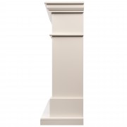 Каминокомплект: Очаг Electrolux EFP/P-4220LS, портал California 42/40/36, молочный