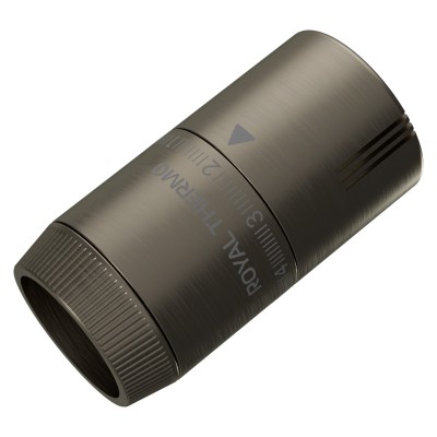 Термоголовка жидкостная Royal Thermo Design М30х1,5 (никель матовый) Термоголовка жидкостная Royal Thermo Design М30х1,5 (никель матовый)