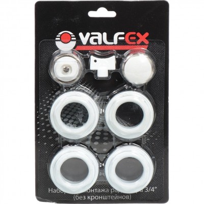Комплект VALFEX для радиатора 3/4quot; без кронштейнов (40) Комплект VALFEX для радиатора 3/4quot; без кронштейнов (40)