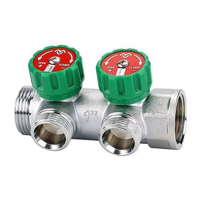 Коллектор регулирующий VARMEGA VM14632, 1quot;, на 2 выхода 3/4quot;ЕК, хромированный Коллектор регулирующий VARMEGA VM14632, 1quot;, на 2 выхода 3/4quot;ЕК, хромированный