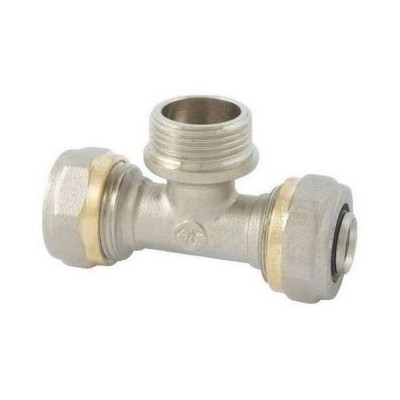 Тройник ALTSTREAM переходной (н.р.) 20х3/4quot;х20, цанга (9/72) Тройник ALTSTREAM переходной (н.р.) 20х3/4quot;х20, цанга (9/72)