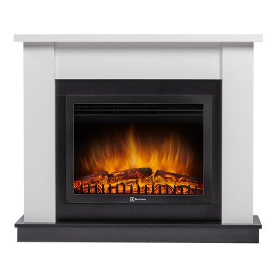 Каминокомплект:Очаг Electrolux EFP/P-2520LS, портал Canto 25 белый Каминокомплект:Очаг Electrolux EFP/P-2520LS, портал Canto 25 белый