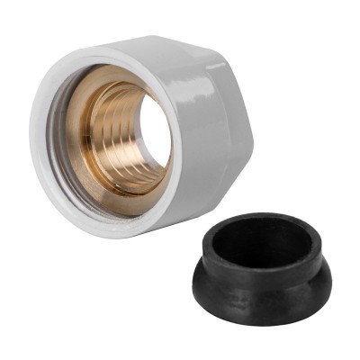 Концовка для монтажной трубки Royal Thermo 3/4quot; (белый) Концовка для монтажной трубки Royal Thermo 3/4quot; (белый)