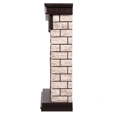 Портал Firelight Bricks Wood Classic камень коричневый, шпон темный дуб Портал Firelight Bricks Wood Classic камень коричневый, шпон темный дуб