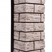 Портал Firelight Bricks Wood Classic камень коричневый, шпон темный дуб