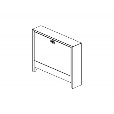 Шкаф REHAU коллекторный приставной тип AP 130/1353, белый Шкаф REHAU коллекторный приставной тип AP 130/1353, белый