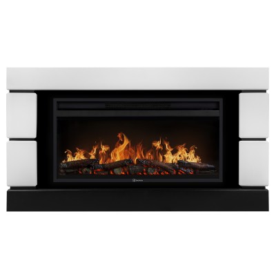 Каминокомплект: Очаг Electrolux EFP/P-4220LS, портал Moderno 42/40/36, белый Каминокомплект: Очаг Electrolux EFP/P-4220LS, портал Moderno 42/40/36, белый