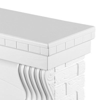 Портал Firelight Jersey Classic камень белый, белый дуб Портал Firelight Jersey Classic камень белый, белый дуб