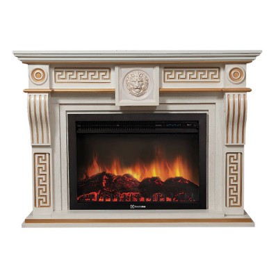 Портал Firelight Vittoriano 30 Белёный дуб с золотой патиной Портал Firelight Vittoriano 30 Белёный дуб с золотой патиной