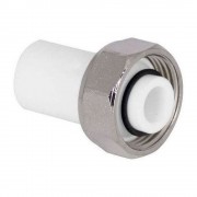 Штуцер TEBO бел. PP-R евроконус с накидной гайкой 20x3/4quot; (20/360), арт. 030091011