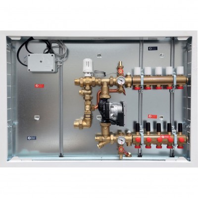 Узел коллекторный Giacomini сборный co смесительной группой 1quot; x 18 /9, R557RY029 Узел коллекторный Giacomini сборный co смесительной группой 1quot; x 18 /9, R557RY029