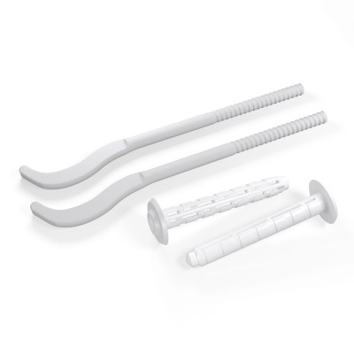 Комплект плоских кронштейнов с дюбелями 7,2х170мм Комплект плоских кронштейнов с дюбелями 7,2х170мм