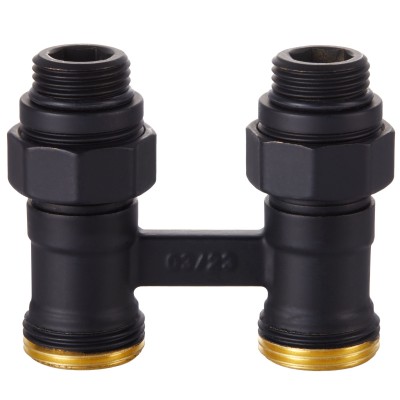 Узел нижнего подключения Royal Thermo прямой 1/2quot;х3/4quot; EK (черный) Узел нижнего подключения Royal Thermo прямой 1/2quot;х3/4quot; EK (черный)