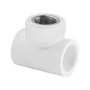 Тройник TEBO бел. PP-R комб. 20х1/2quot; НР (20/120), арт. 030040502