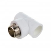 Тройник РОСТерм PPR комбинированная D25х3/4 х25 НР