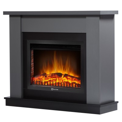 Каминокомплект:Очаг Electrolux EFP/P-2520LS, портал Canto 25 графит Каминокомплект:Очаг Electrolux EFP/P-2520LS, портал Canto 25 графит
