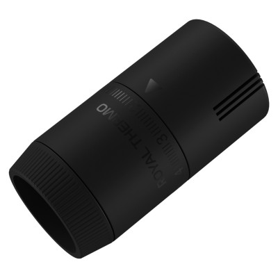 Термоголовка жидкостная Royal Thermo Design М30х1,5 (черный soft touch) Термоголовка жидкостная Royal Thermo Design М30х1,5 (черный soft touch)