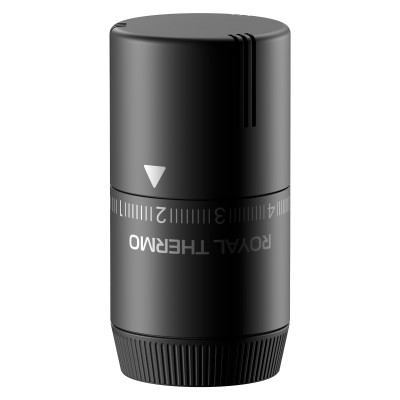 Термоголовка жидкостная Royal Thermo Design М30х1,5 (черный) Термоголовка жидкостная Royal Thermo Design М30х1,5 (черный)