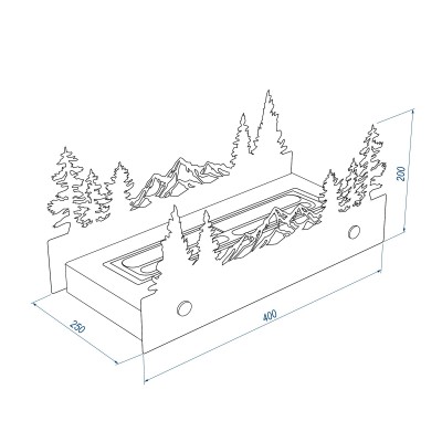 Биокамин Firelight BFP-T400MT Magic Биокамин Firelight BFP-T400MT Magic