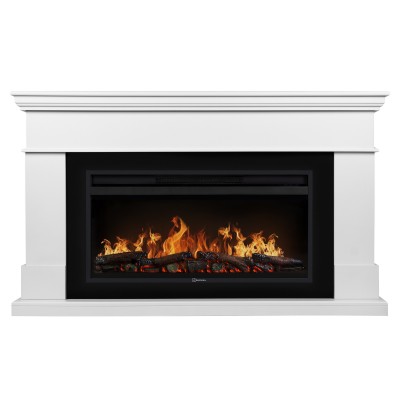 Каминокомплект: Очаг Electrolux EFP/P-4220LS, портал California 42/40/36, белый Каминокомплект: Очаг Electrolux EFP/P-4220LS, портал California 42/40/36, белый
