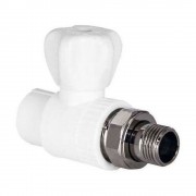 Кран шаровой TEBO сер. PP-R для радиаторов 20x1/2quot; прямой (10/60), арт. 031060201