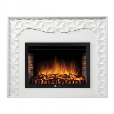 Каминокомплект:Очаг Electrolux EFP/P-3020LS с порталом Vivo 30 белый Каминокомплект:Очаг Electrolux EFP/P-3020LS с порталом Vivo 30 белый