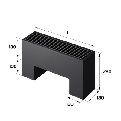 Конвектор напольный Royal Thermo STEP-180/180/600-3-N-BL-LG-BL Конвектор напольный Royal Thermo STEP-180/180/600-3-N-BL-LG-BL