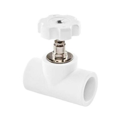 Вентиль TEBO бел. PP-R в сборе 25х90 (5/40), арт. 030060303 Вентиль TEBO бел. PP-R в сборе 25х90 (5/40), арт. 030060303