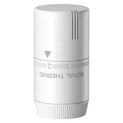 Термоголовка жидкостная Royal Thermo Design М30х1,5 (белый) Термоголовка жидкостная Royal Thermo Design М30х1,5 (белый)