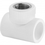 Тройник TEBO бел. PP-R комб. 25х1/2quot; ВР (20/100), арт. 030043304