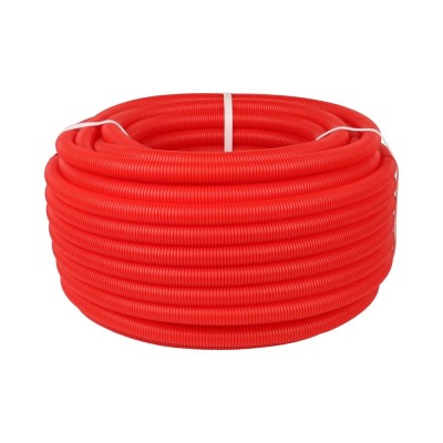 Труба гофрированная CorrugatedPipe 28mm 50м, красная, VALFEX Труба гофрированная CorrugatedPipe 28mm 50м, красная, VALFEX