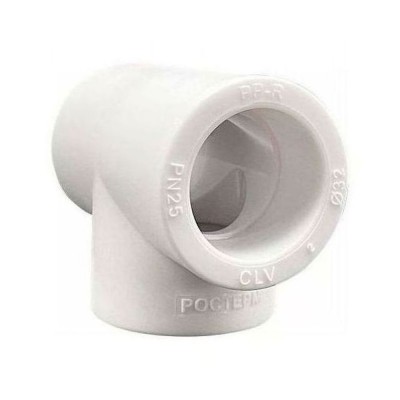 Тройник РОСТерм PPR 90 гр. 90 мм, белый Тройник РОСТерм PPR 90 гр. 90 мм, белый