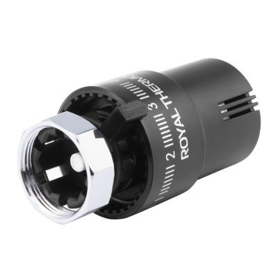 Термоголовка жидкостная Royal Thermo М30х1,5 (черный) Термоголовка жидкостная Royal Thermo М30х1,5 (черный)