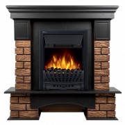 Портал Firelight Forte Wood Classic камень темный, шпон венге