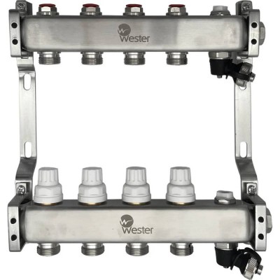 Коллектор Wester нерж. 1quot;-3/4 в сборе на 4 выхода, MUVS4134 Коллектор Wester нерж. 1quot;-3/4 в сборе на 4 выхода, MUVS4134