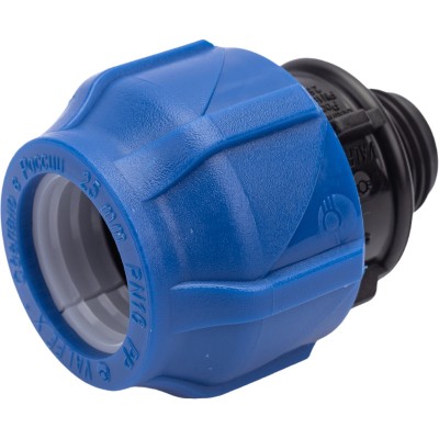 Муфта компрессионная соединительная c наружной резьбой 25х1/2quot; (Valfex) (160/40) Муфта компрессионная соединительная c наружной резьбой 25х1/2quot; (Valfex) (160/40)