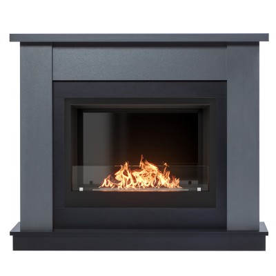 Каминокомплект: Биокамин Firelight BFP/P-2520, портал Canto 25 графит Каминокомплект: Биокамин Firelight BFP/P-2520, портал Canto 25 графит