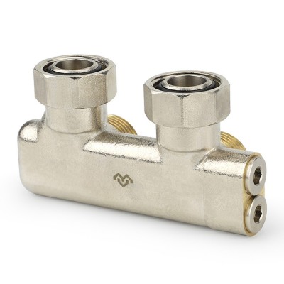 Узел нижнего подключения VARMEGA, 3/4quot;EKх3/4quot;EK НР-ВР, угловой, перекрестный, VM13901 Узел нижнего подключения VARMEGA, 3/4quot;EKх3/4quot;EK НР-ВР, угловой, перекрестный, VM13901