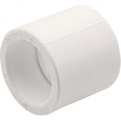 Муфта THERMOLIGHT соединительная PP-R 32 белый (40/200) Муфта THERMOLIGHT соединительная PP-R 32 белый (40/200)