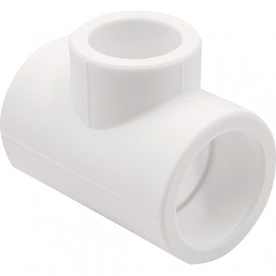 Тройник THERMOLIGHT переходной PP-R 32х25х32 белый (10/100) Тройник THERMOLIGHT переходной PP-R 32х25х32 белый (10/100)