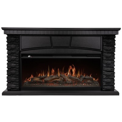 Портал Firelight Porto 42/40/36 камень черный шпон венге Портал Firelight Porto 42/40/36 камень черный шпон венге