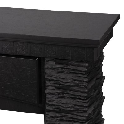 Портал Firelight Porto 42/40/36 камень черный шпон венге Портал Firelight Porto 42/40/36 камень черный шпон венге